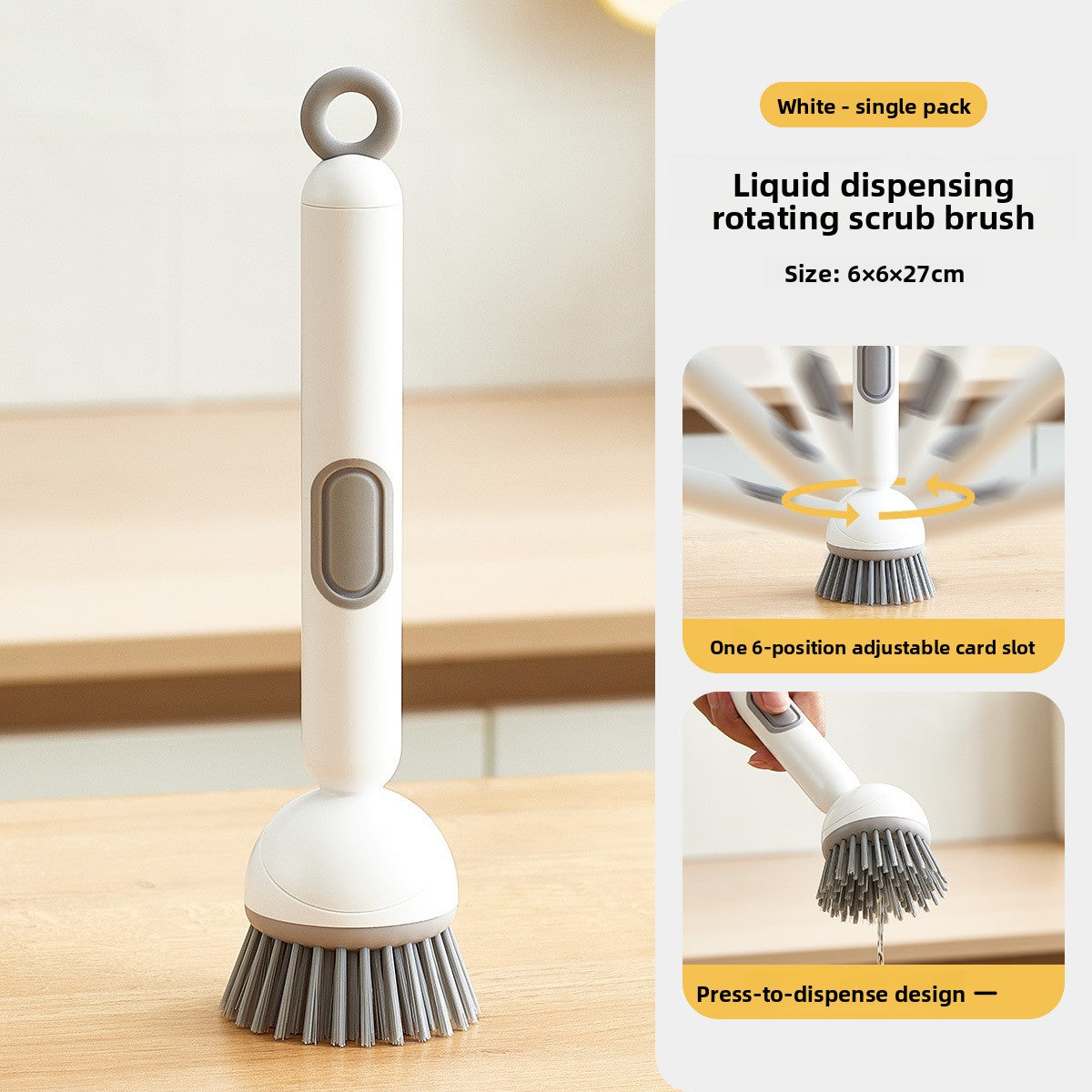 Soap Dispensing Scrub Brush