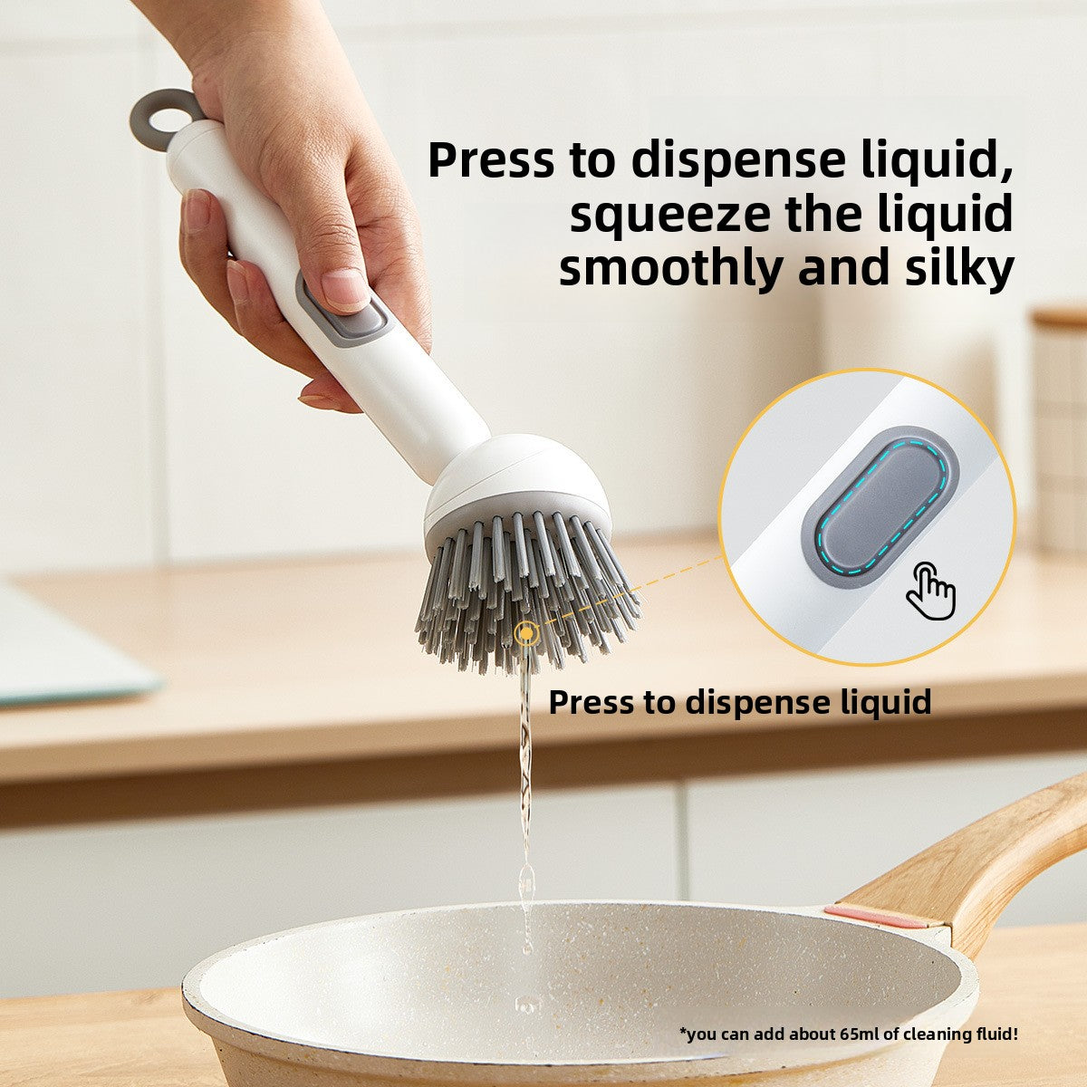 Soap Dispensing Scrub Brush